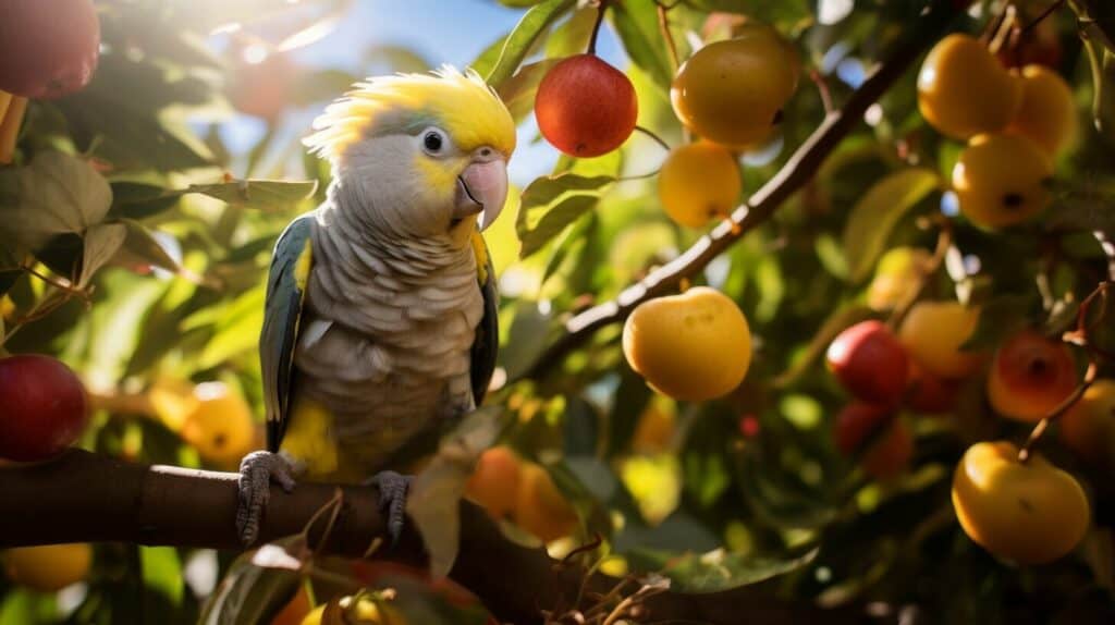 cockatiel with kakariki