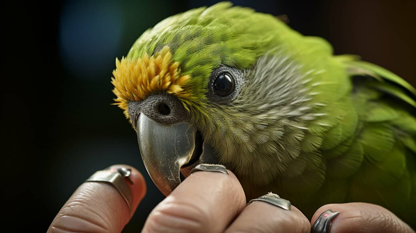 how to cut kakariki nails