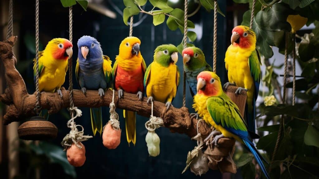 kakariki bird enrichment